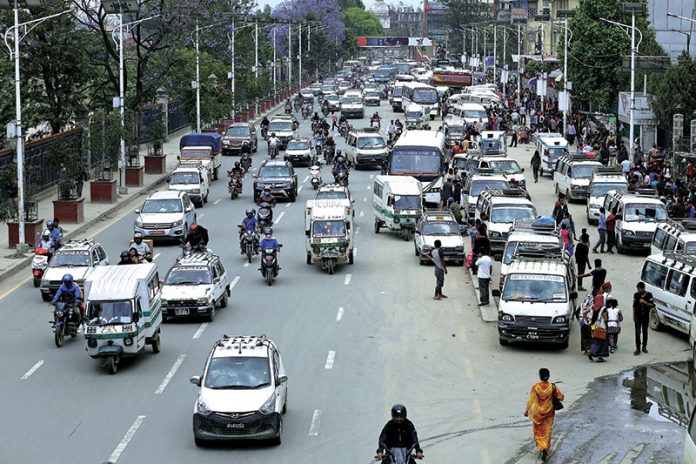 Odd-even rule for vehicles for four days